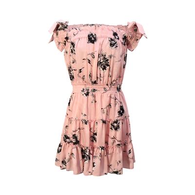 MISA Size Large Pink Short Dress