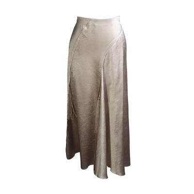 Vince Size Small Midi Skirt With Tassel Details