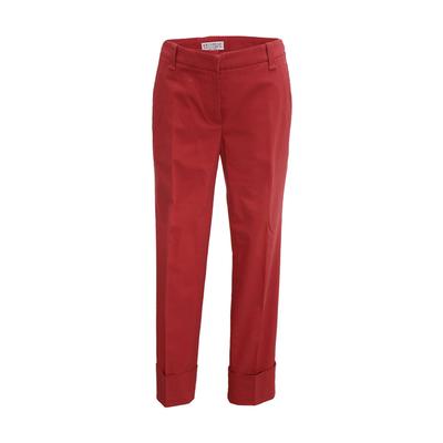Brunello Cucinelli Size Medium Red Pants