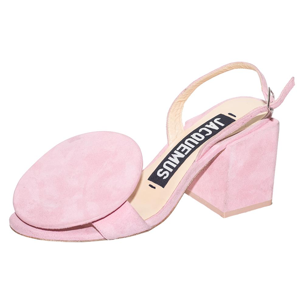  Jacquemus Size 36 Pink Geometric Sandals