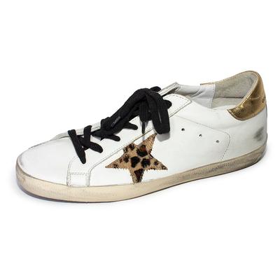 Golden Goose Size 40 White Superstar Sneakers