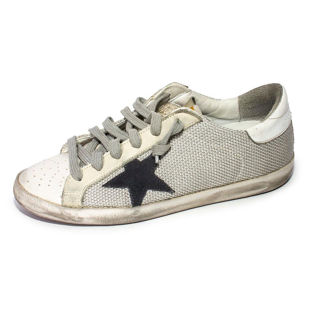  Golden Goose Size 39 White Superstar Sneakers