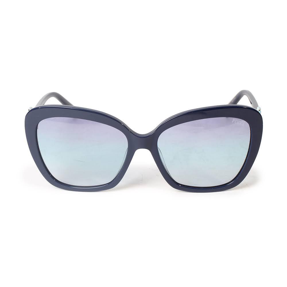  Emilio Pucci Navy Full Rim Sunglasses