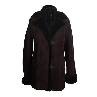 Overland Size 4 Brown Shearling Jacket