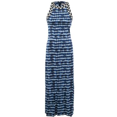 Tory Burch Size XS Blue Sleeveless Maxi Dress 