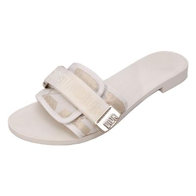 Christian Dior Size 8.5 White Sandals