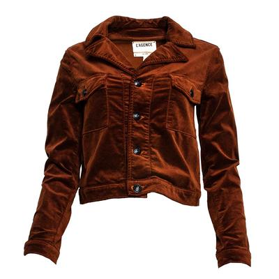 L'Agence Size Small Brown Jacket