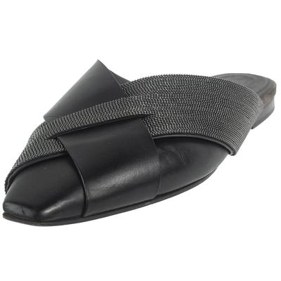 Brunello Cucinelli Size 38.5 Black Shoes