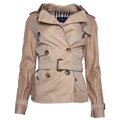 Burberry Size Small Tan Jacket