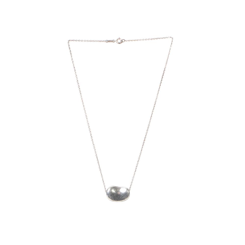  Tiffany & Co.Peretti Sterling Silver Bean Necklace