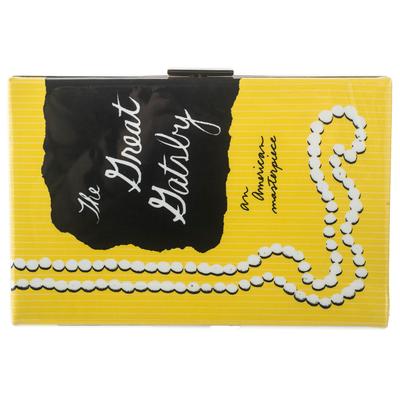 Kate Spade Yellow The Great Gatsby Book Clutch 