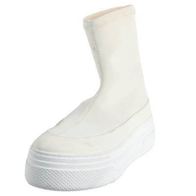 Khaite Size 38.5 Plat Off White Dry Fit Boots