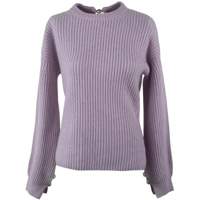 Lewit Size Small Purple Cashmere Sweater 
