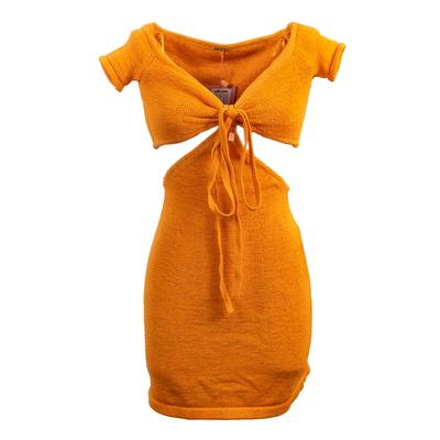 New Cult Gaia Size Small Orange Short Dress