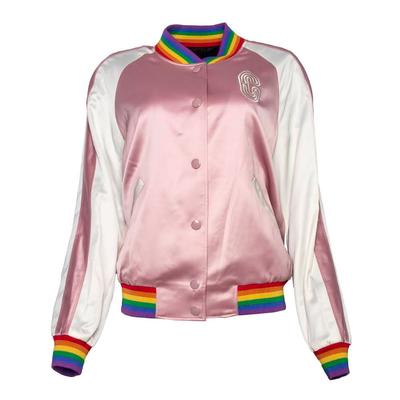 Coach Size Medium Pink Bomber Jacket
