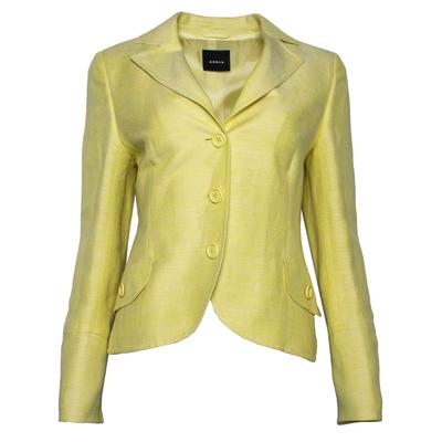 Akris Size 8 Yellow Jacket