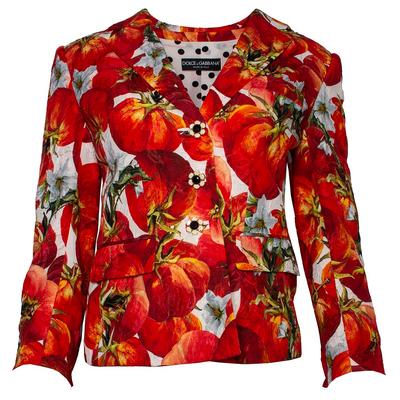 Dolce & Gabbana Size 42 Red Jacket