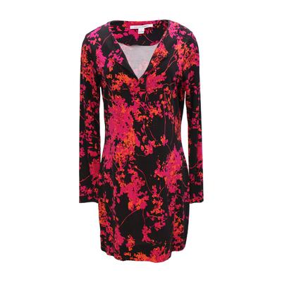 Diane Von Furstenberg Size 12 Floral Short Dress