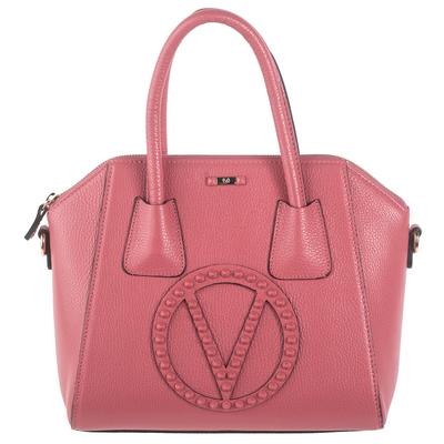 New Valentino Pink Spa Studded Dual Strap Handbag 