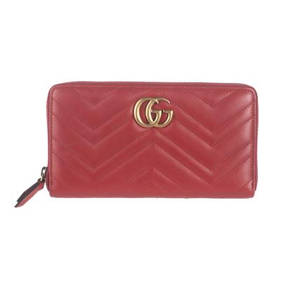 Gucci Redd GG Marmont Matelasse Wallet 