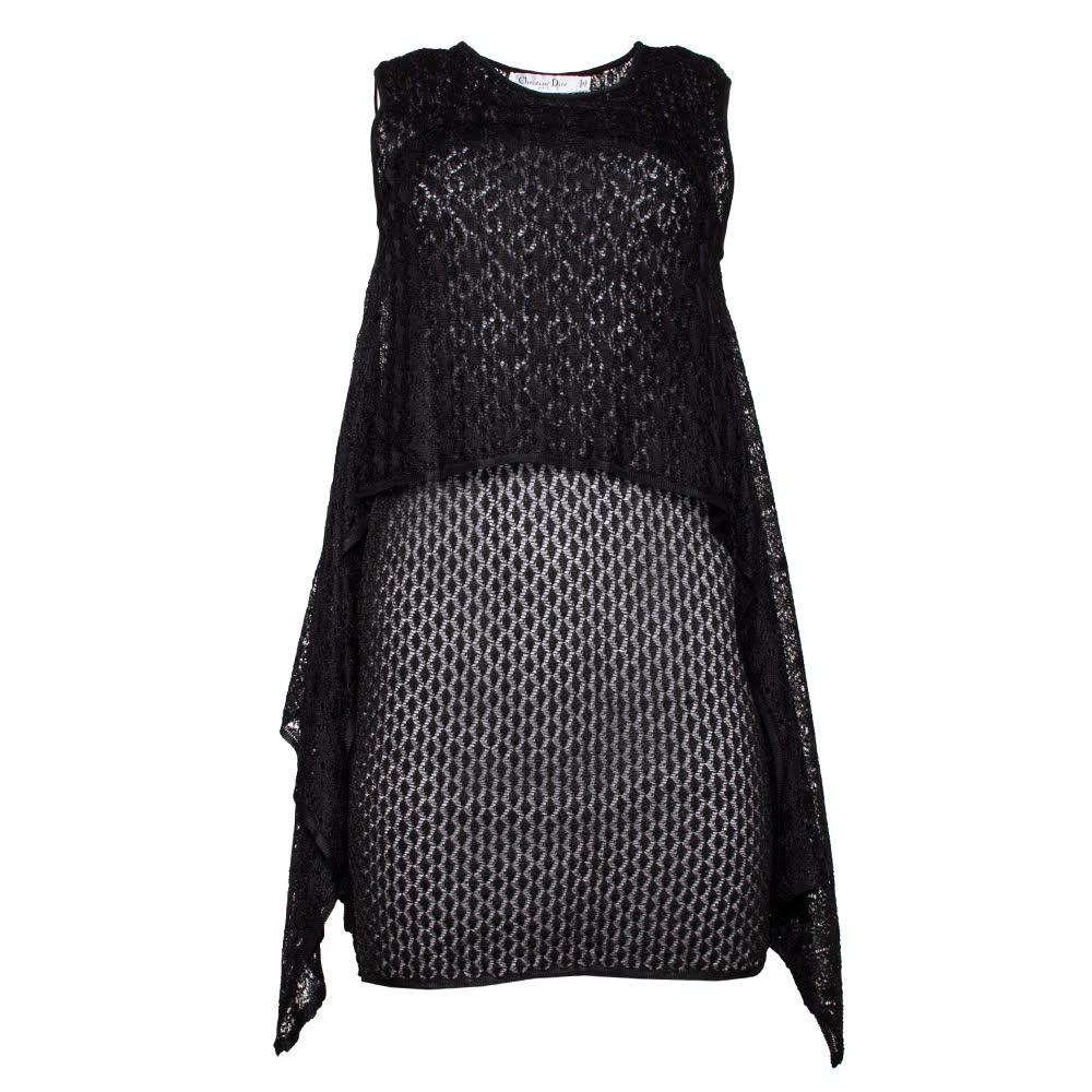  Christian Dior Size 2 Black Dress