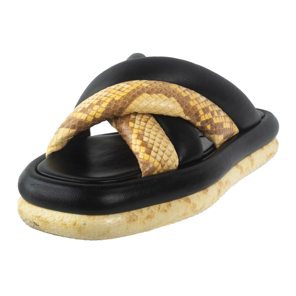  Proenza Schouler Size 36 Black & Yellow Sandals