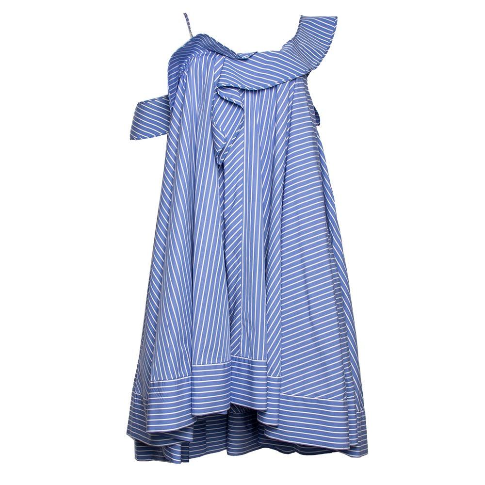  Msgm Size 44 Blue Dress