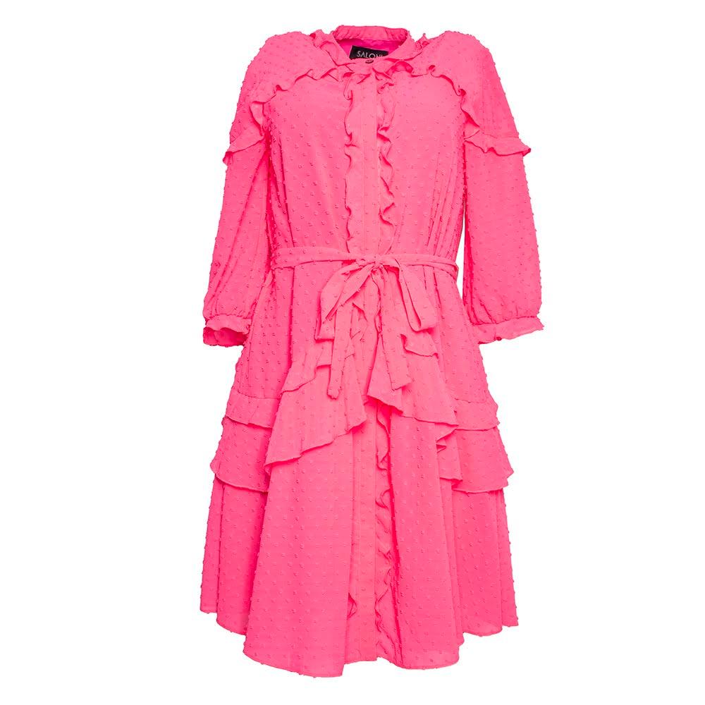  Saloni Size 2 Pink Dress