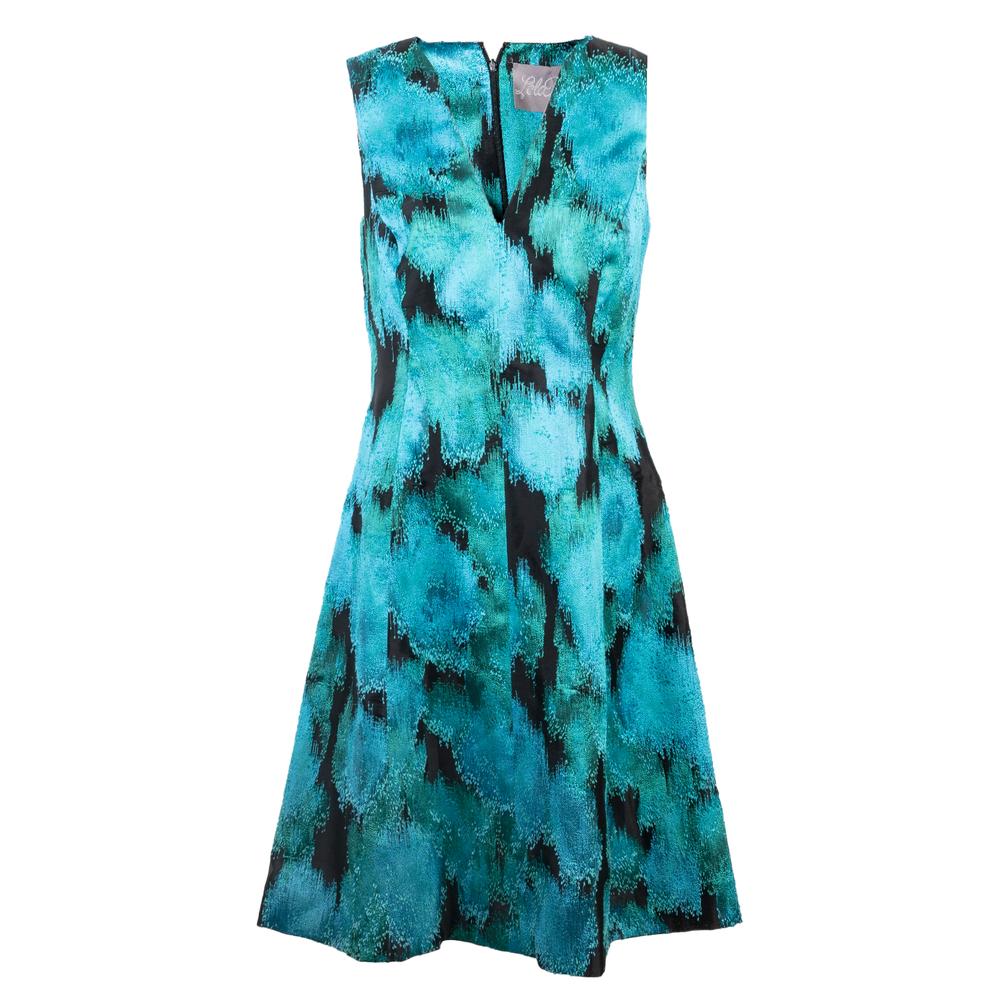  Lela Rose Size 8 Blue Short Dress