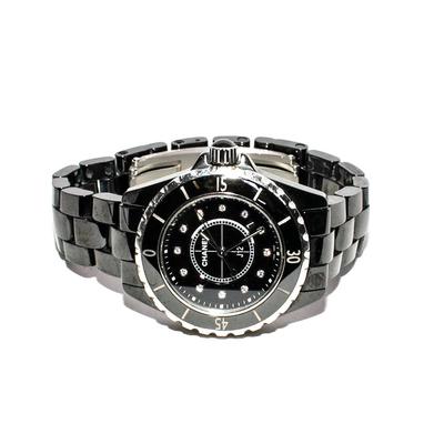 Chanel Black J12 Diamond Watch