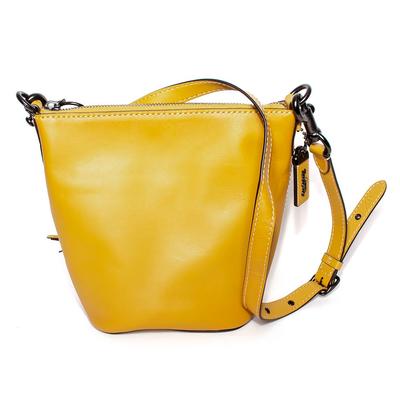 Coach Yellow Leather Crossbody Bag