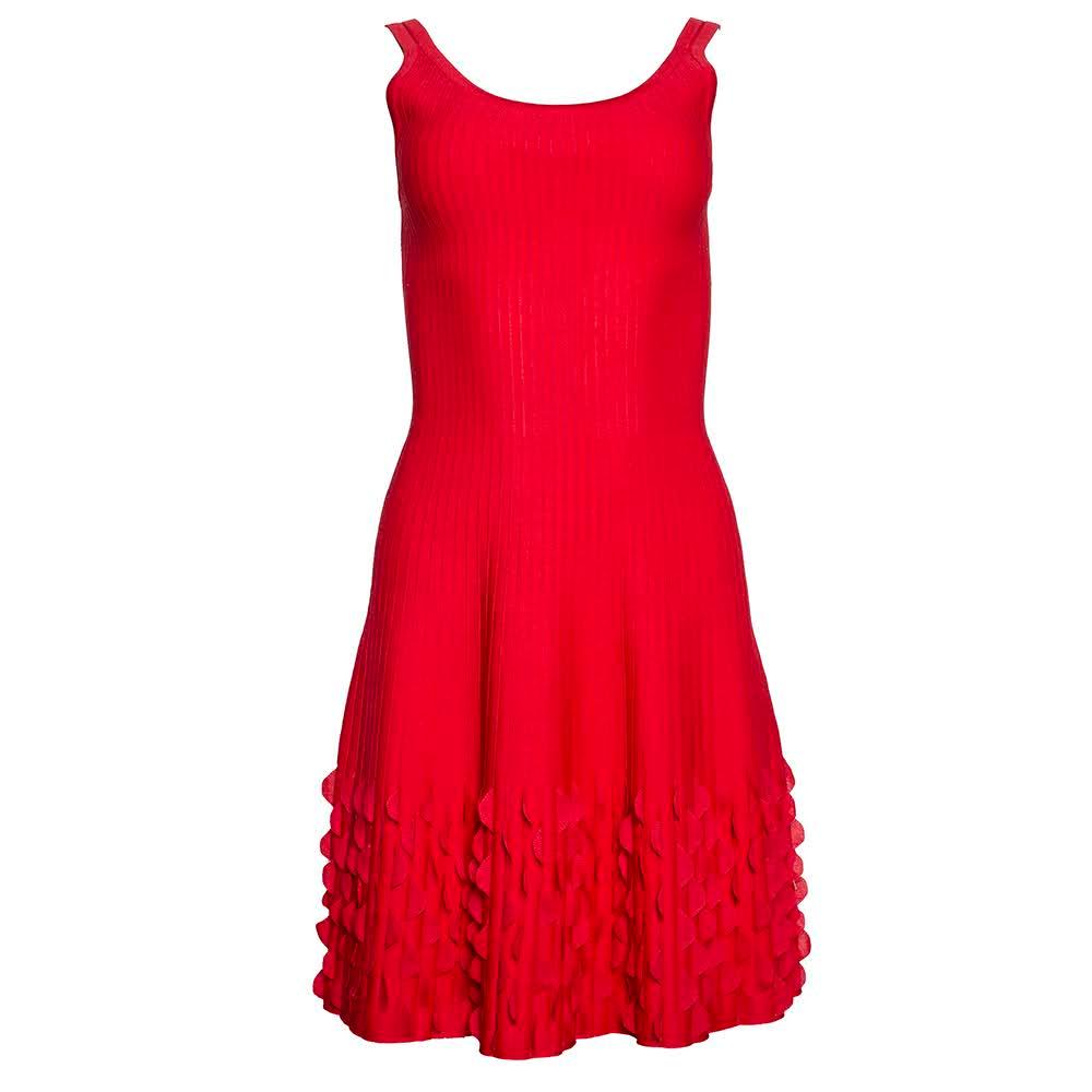  Alaia Size 36 Red Dress