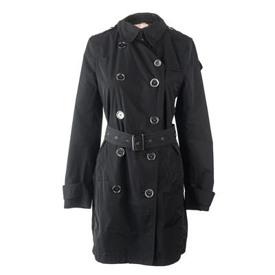 Burberry Size 4 Black Raincoat