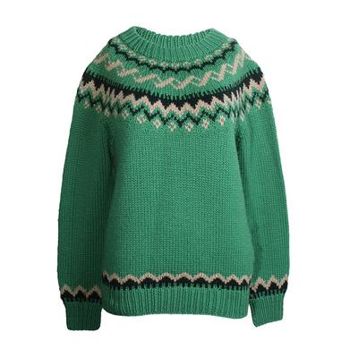 Moncler Size Medium Jacquard-Knit Sweater