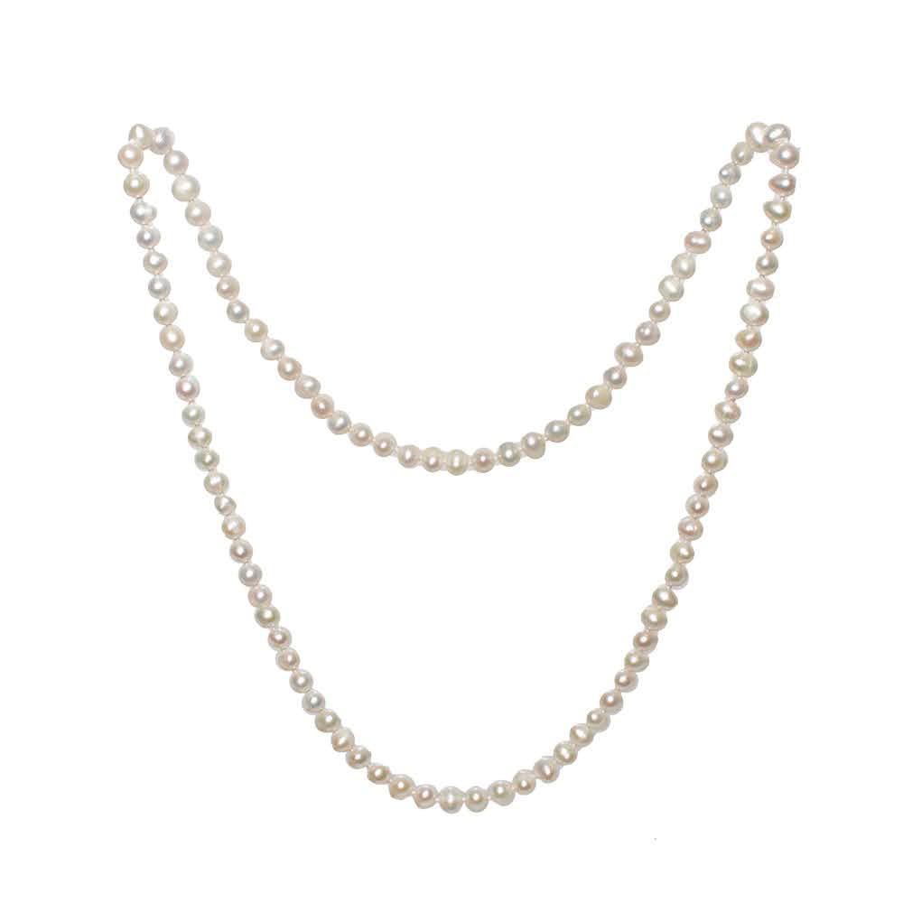  White Freshwater Pearl Necklace