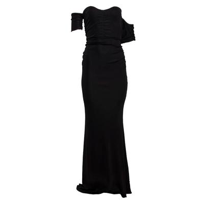 Roberto Cavalli Size 42 Black Dress
