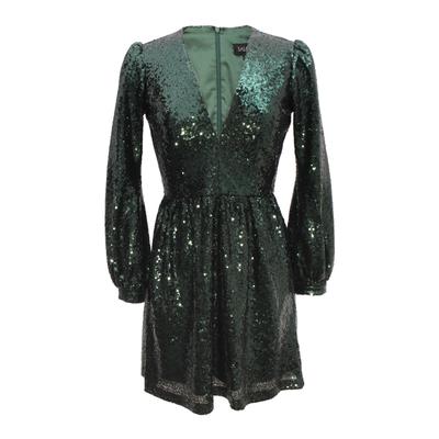Saloni Size Small Sequin Party Dress
