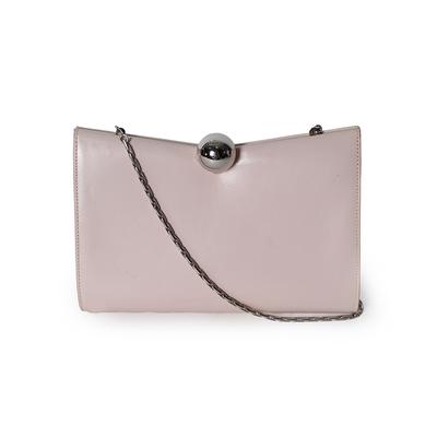 Christian Dior Leather Clutch With Chain