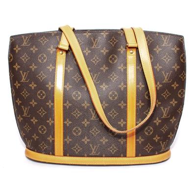 Louis Vuitton Brown Leather Monogram Bayblone Handbag