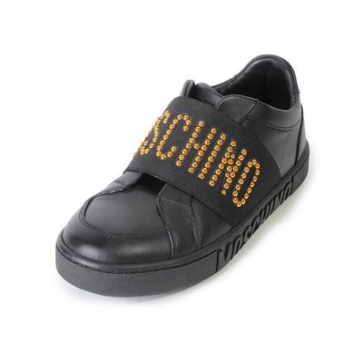 Moschino Size 36 Banded Slip-On Sneakers