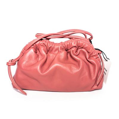 New Mansur Gavriel Pink Leather Mini Cloud Crossbody Bag