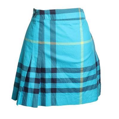 Burberry Size 6 Golf Plaid Skirt
