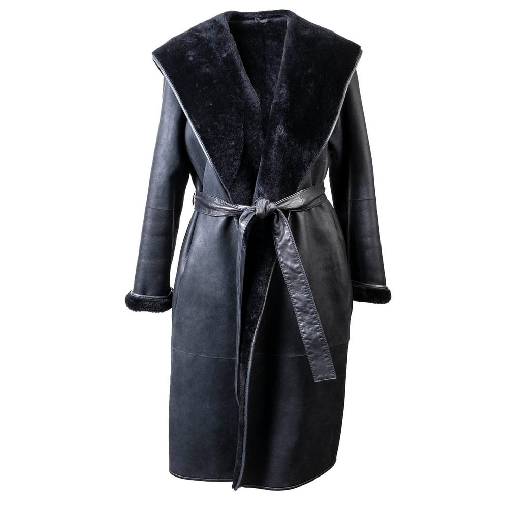  The Row Size Xs Black Shearling Mink Coat