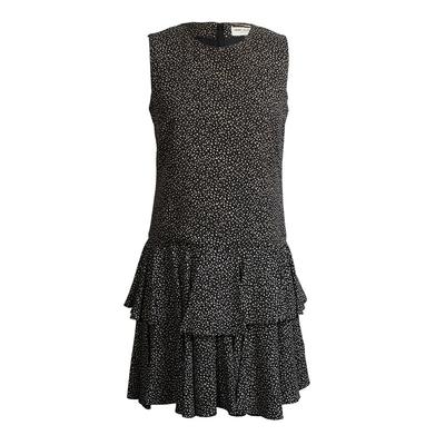 Saint Laurent by Hedi Slimane Size 42 Heart Motif Mini Dress