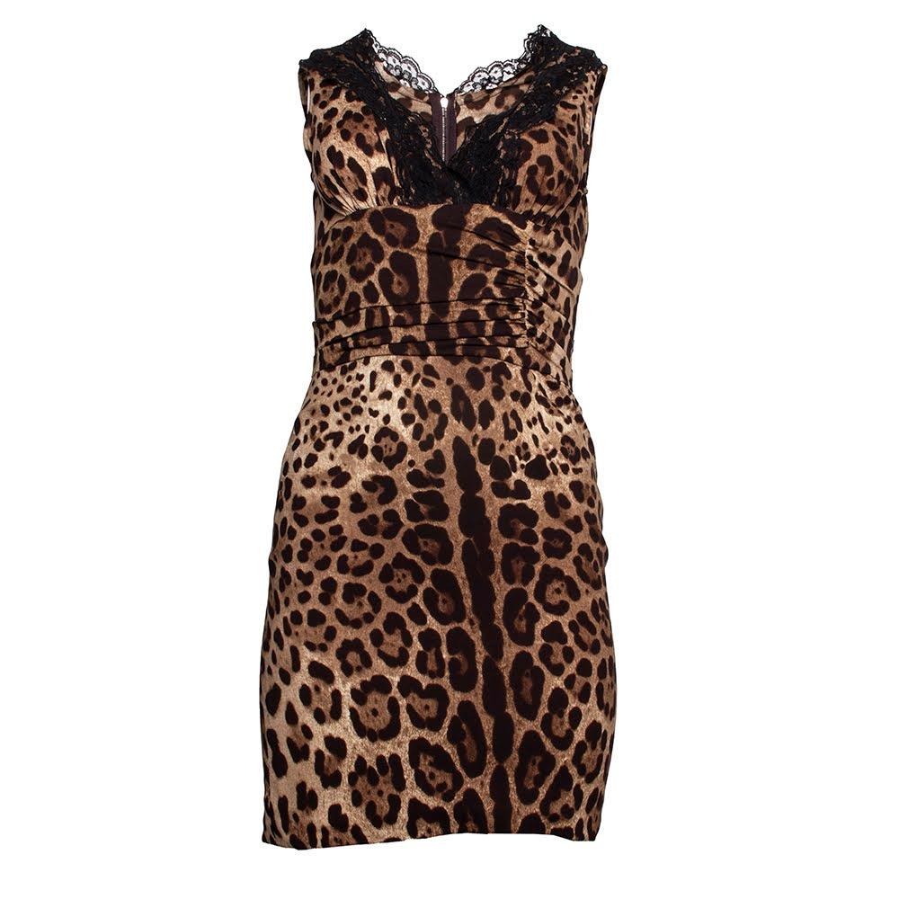  Dolce & Gabbana Size 38 Brown Dress