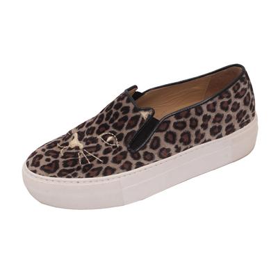 Charlotte Olympia Size 37 Leopard Sneakers