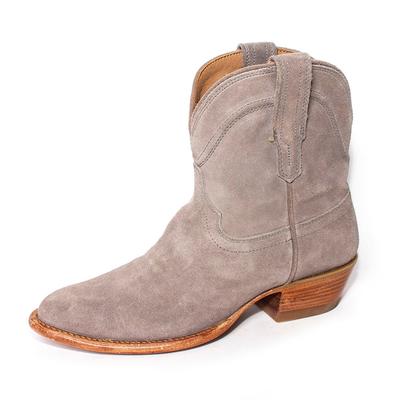Tecova Size 6.5 Grey Suede Boots