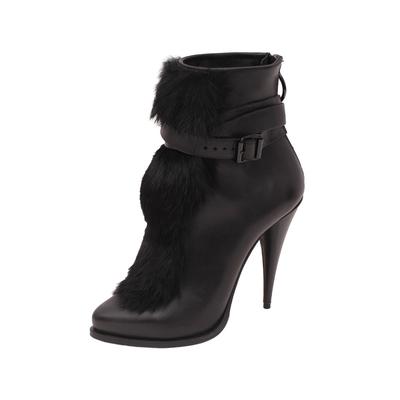 Givenchy Size 36.5 Black Fur Boots
