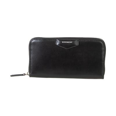 Givenchy Black Large Antigona Zippy Wallet 