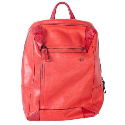 Piquadro Rust Leather Backpack